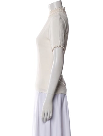 Stone Cold Fox Mock Neck Short Sleeve Top