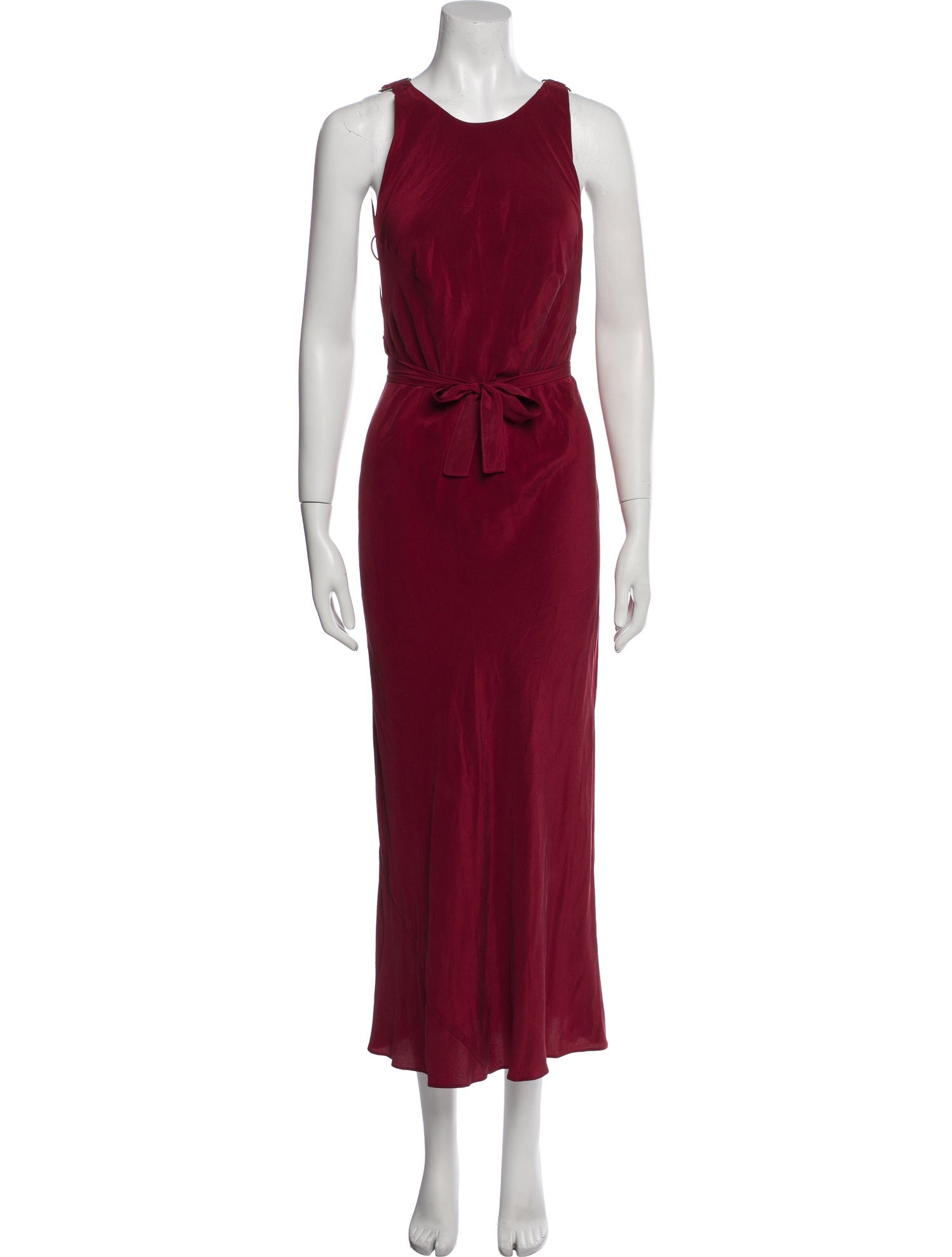 Stone Cold Fox Silk Long Dress