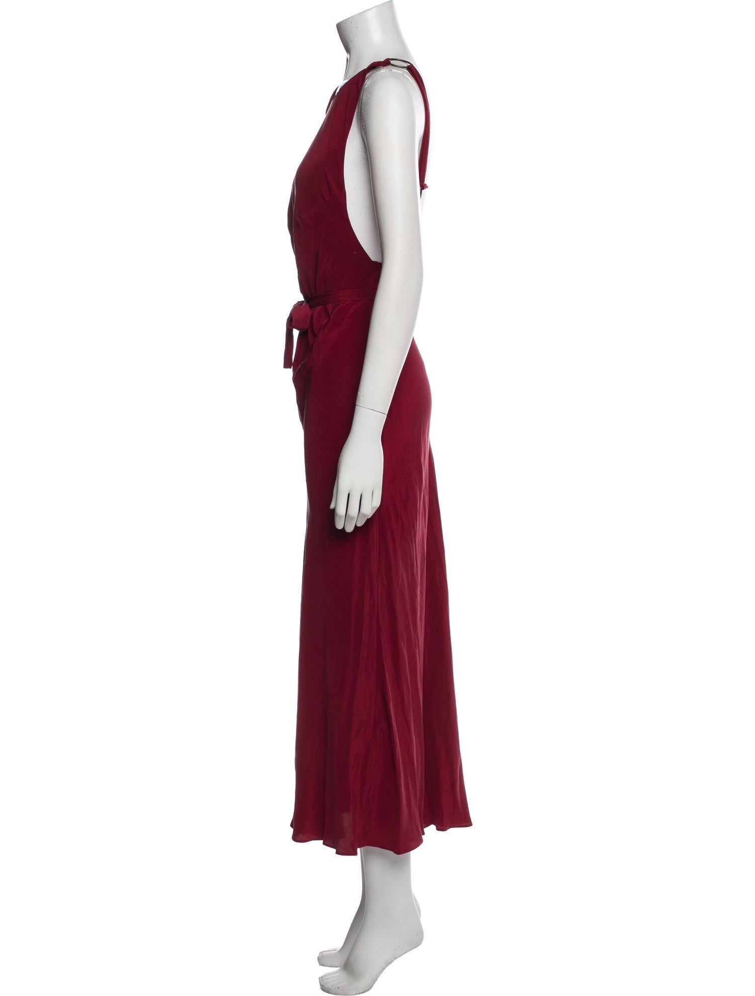 Stone Cold Fox Silk Long Dress