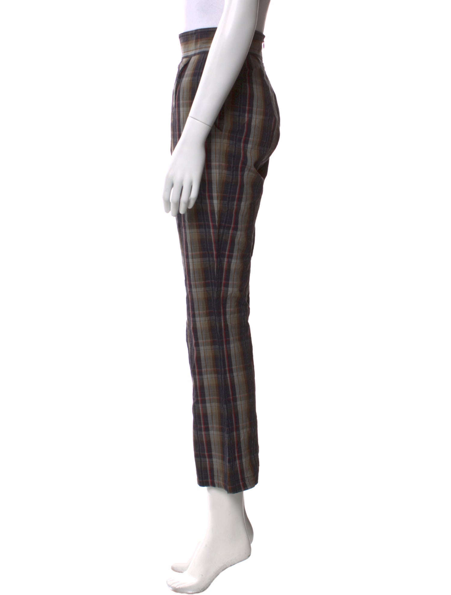 Stone Cold Fox Plaid Print Wide Leg Pants