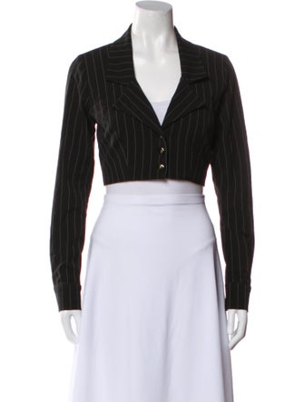 Stone Cold Fox Wool Striped Bolero