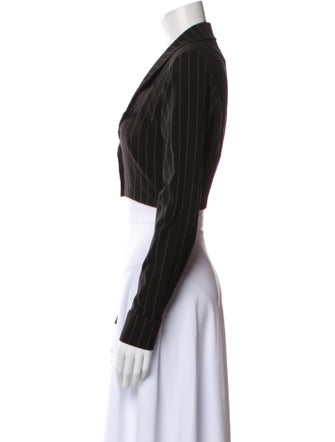 Stone Cold Fox Wool Striped Bolero