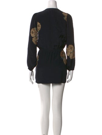 Stone Cold Fox Silk Mini Dress