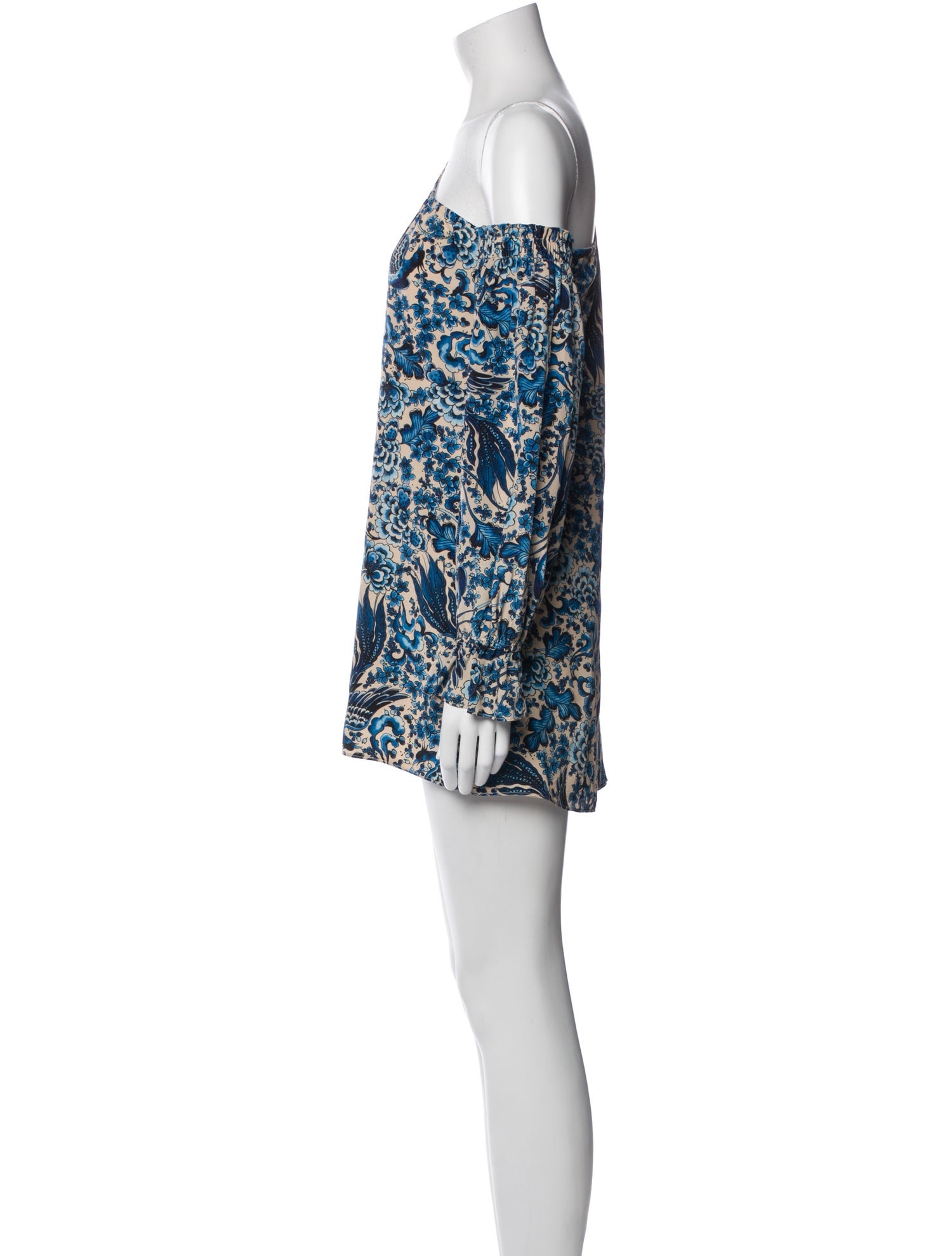 Stone Cold Fox Silk Mini Dress