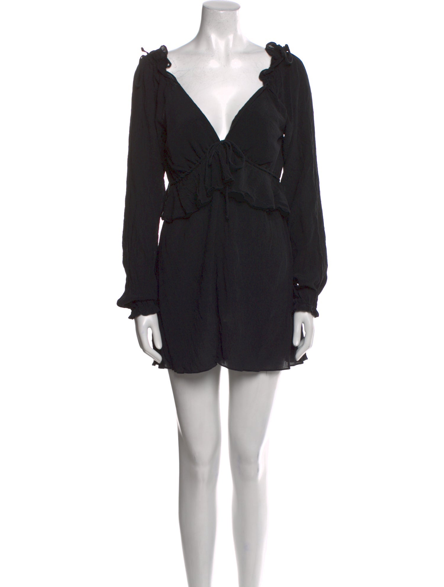 Stone Cold Fox Silk V-Neck Tunic