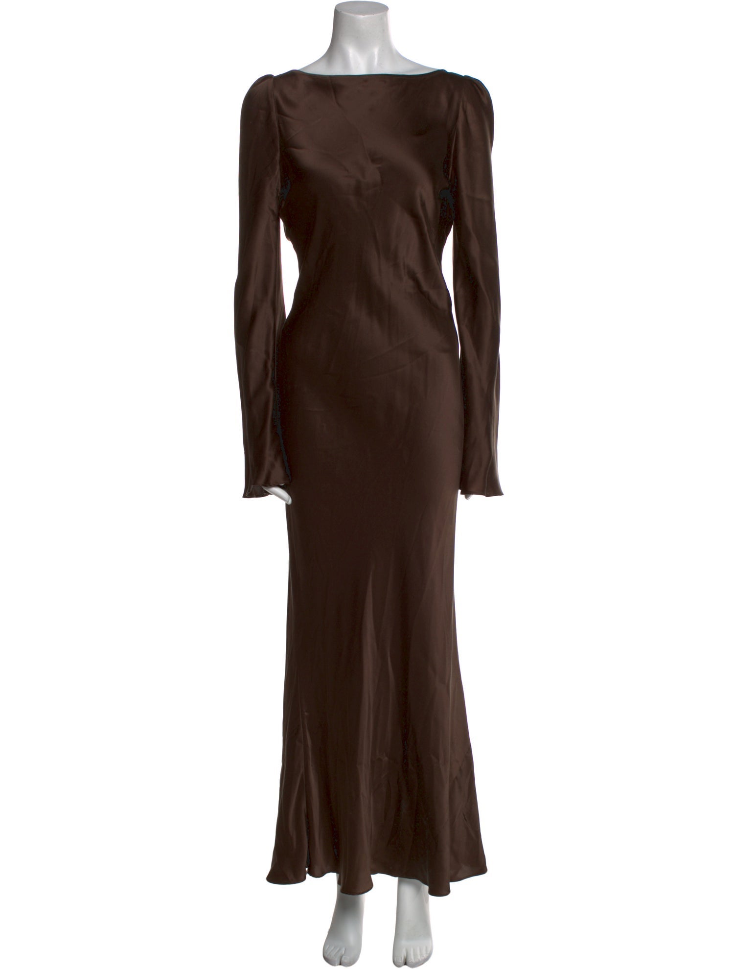 Stone Cold Fox Silk Long Dress