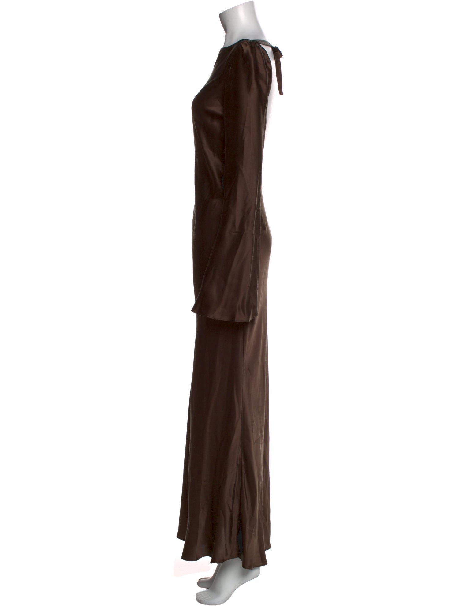 Stone Cold Fox Silk Long Dress
