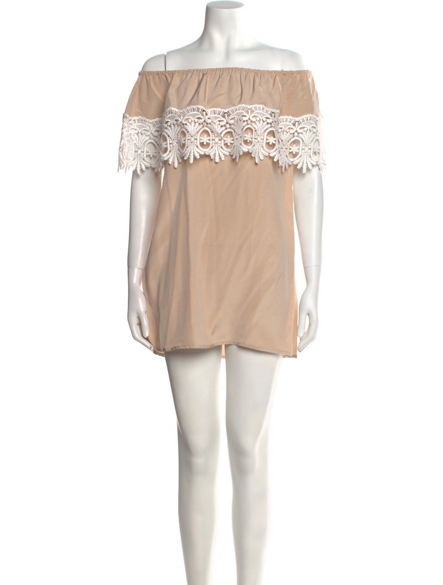 Stone Cold Fox Silk Mini Dress