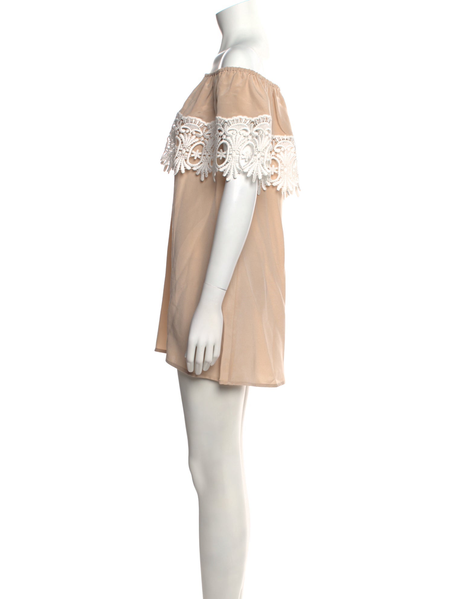 Stone Cold Fox Silk Mini Dress