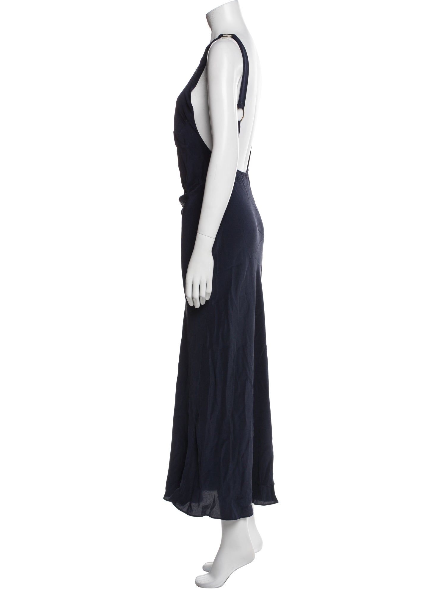 Stone Cold Fox Silk Long Dress