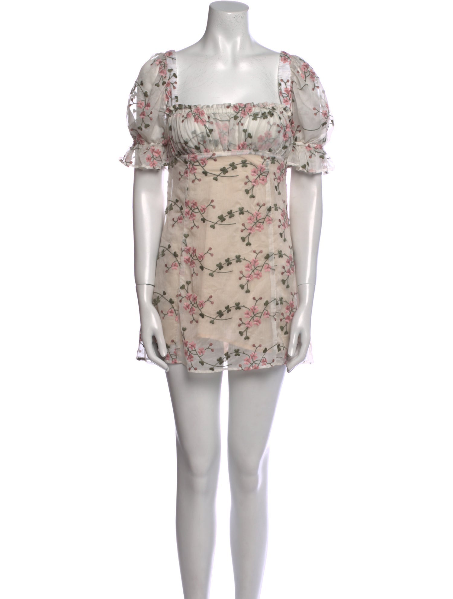 Stone Cold Fox Silk Mini Dress