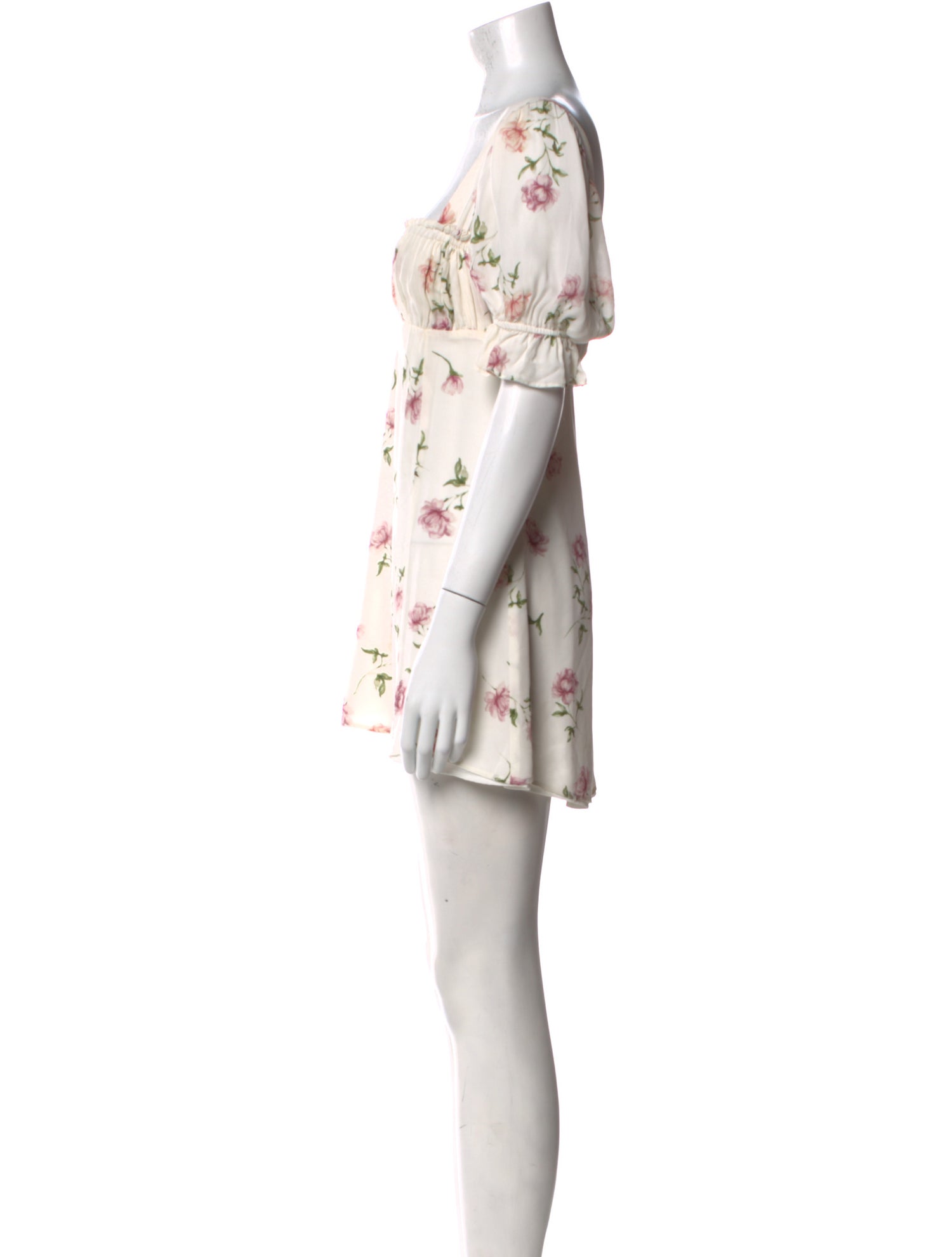 Stone Cold Fox Silk Mini Dress