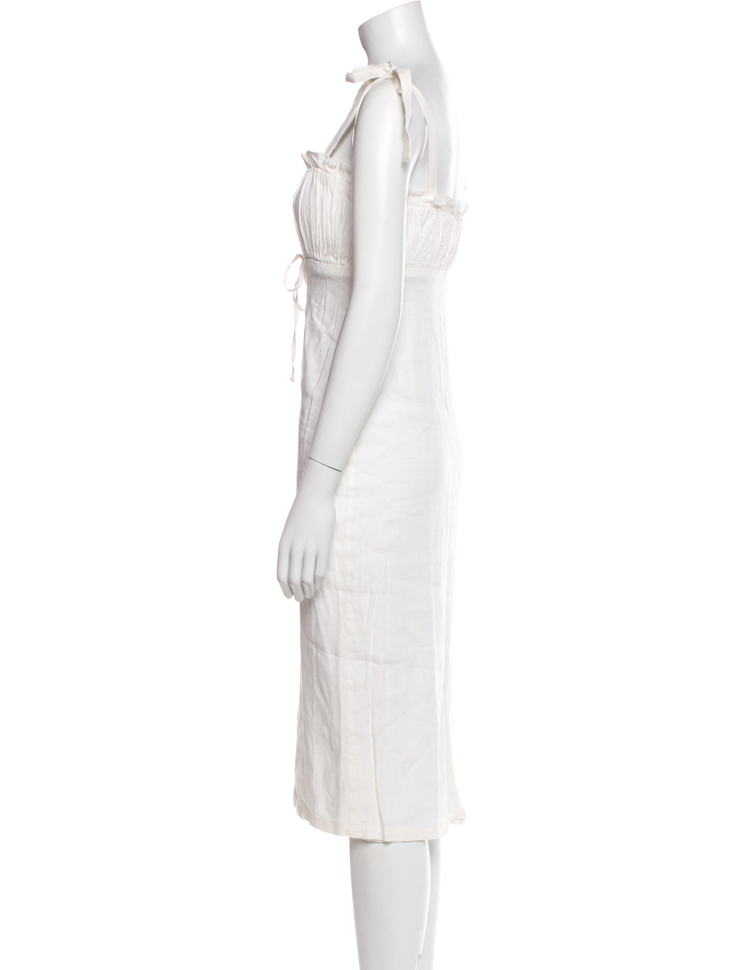 Stone Cold Fox Linen Knee-Length Dress