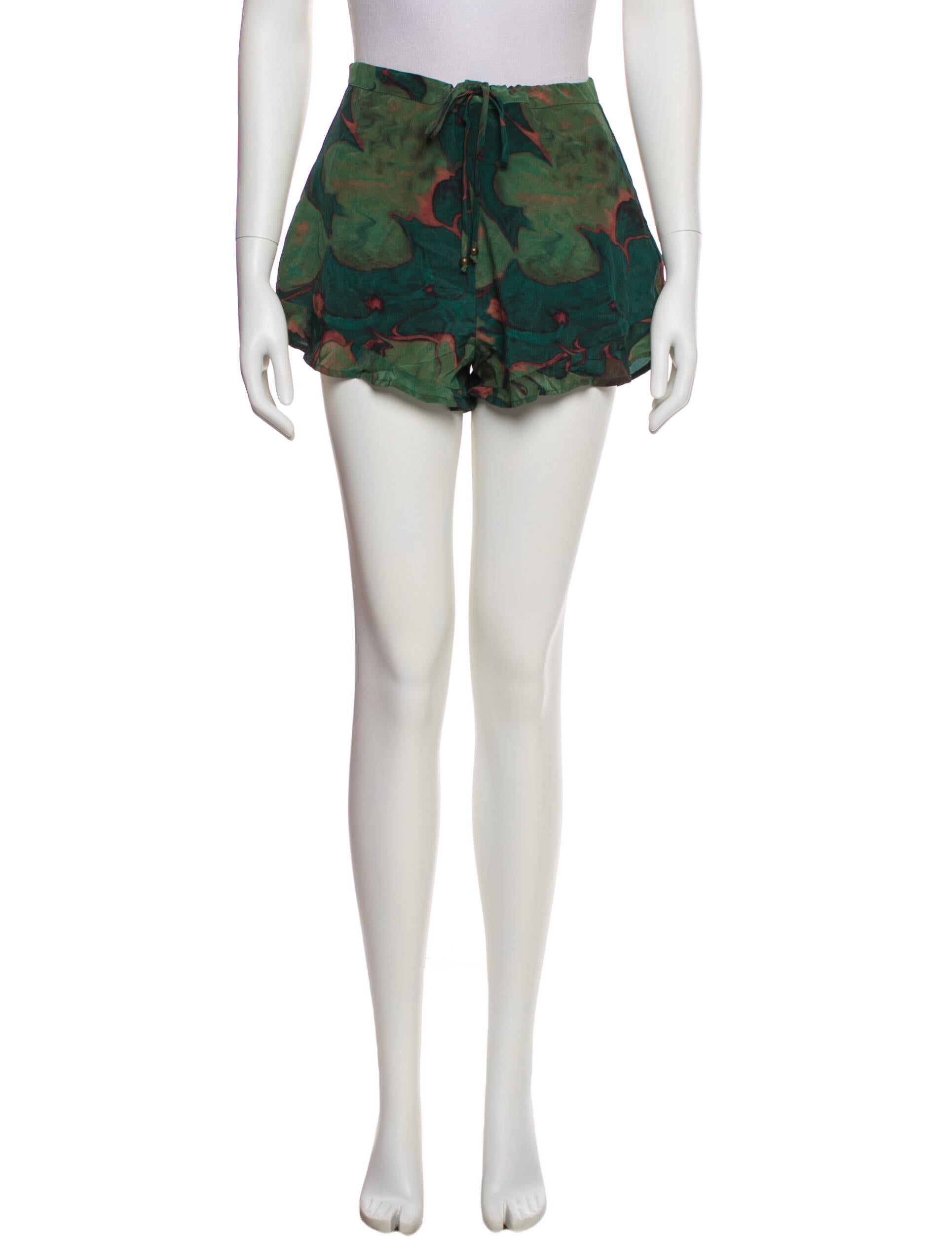 Stone Cold Fox Silk Mini Shorts