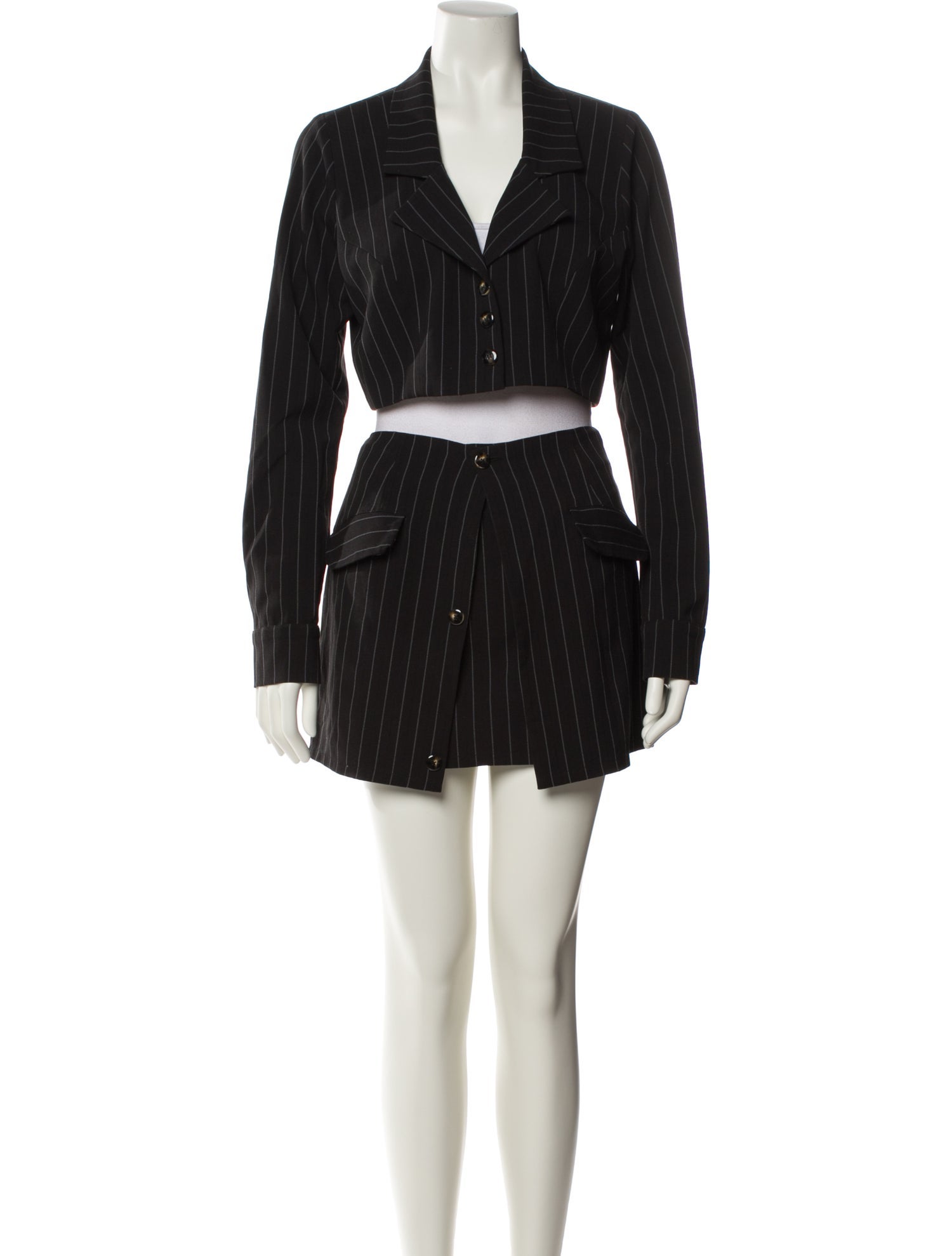 Stone Cold Fox Striped Skirt Set