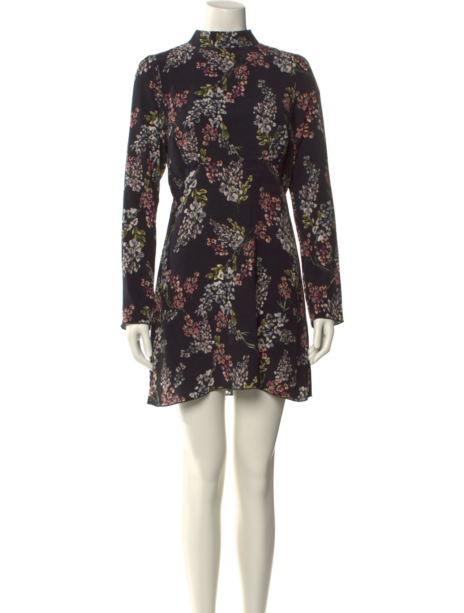 Stone Cold Fox Silk Mini Dress