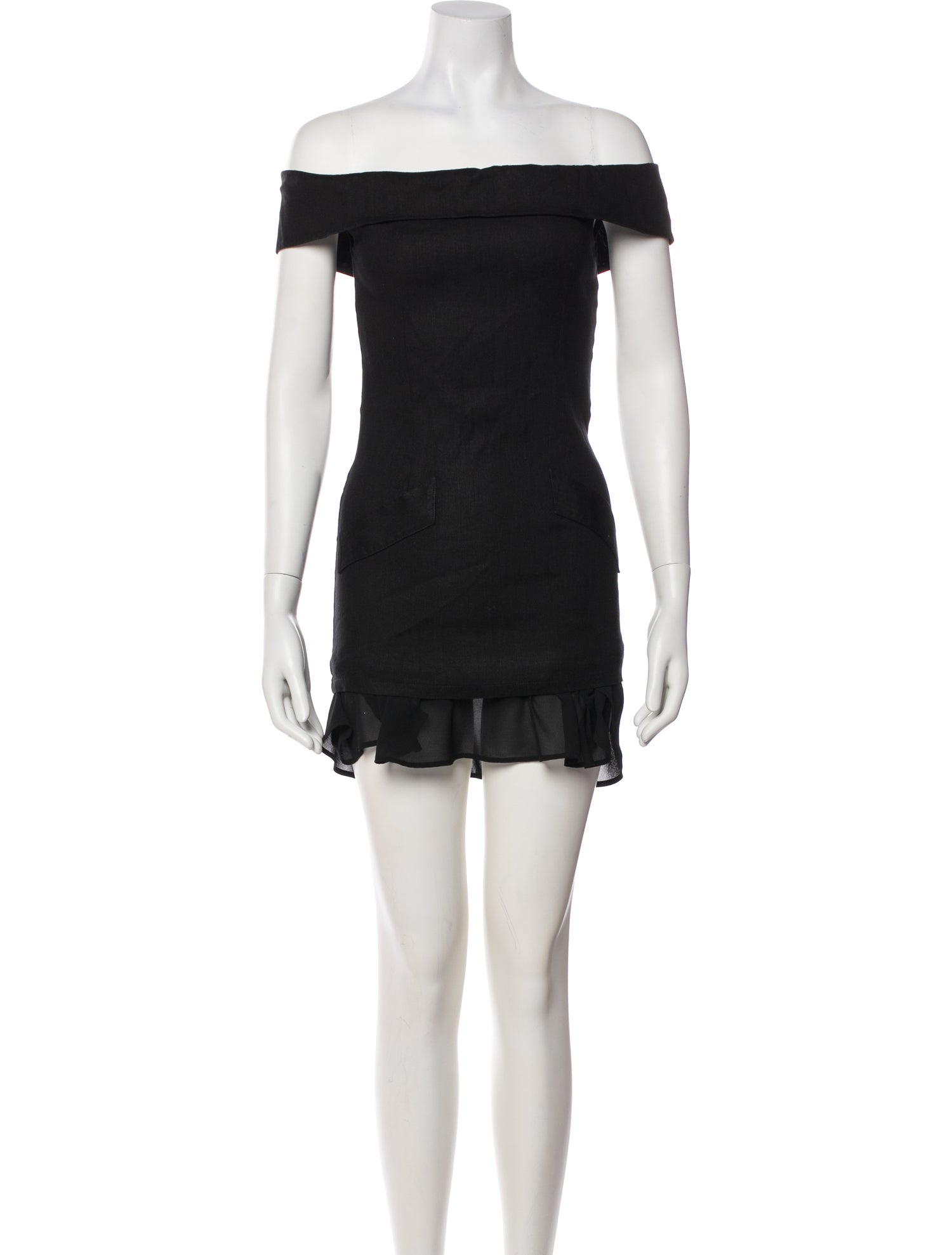 Stone Cold Fox Off-The-Shoulder Mini Dress