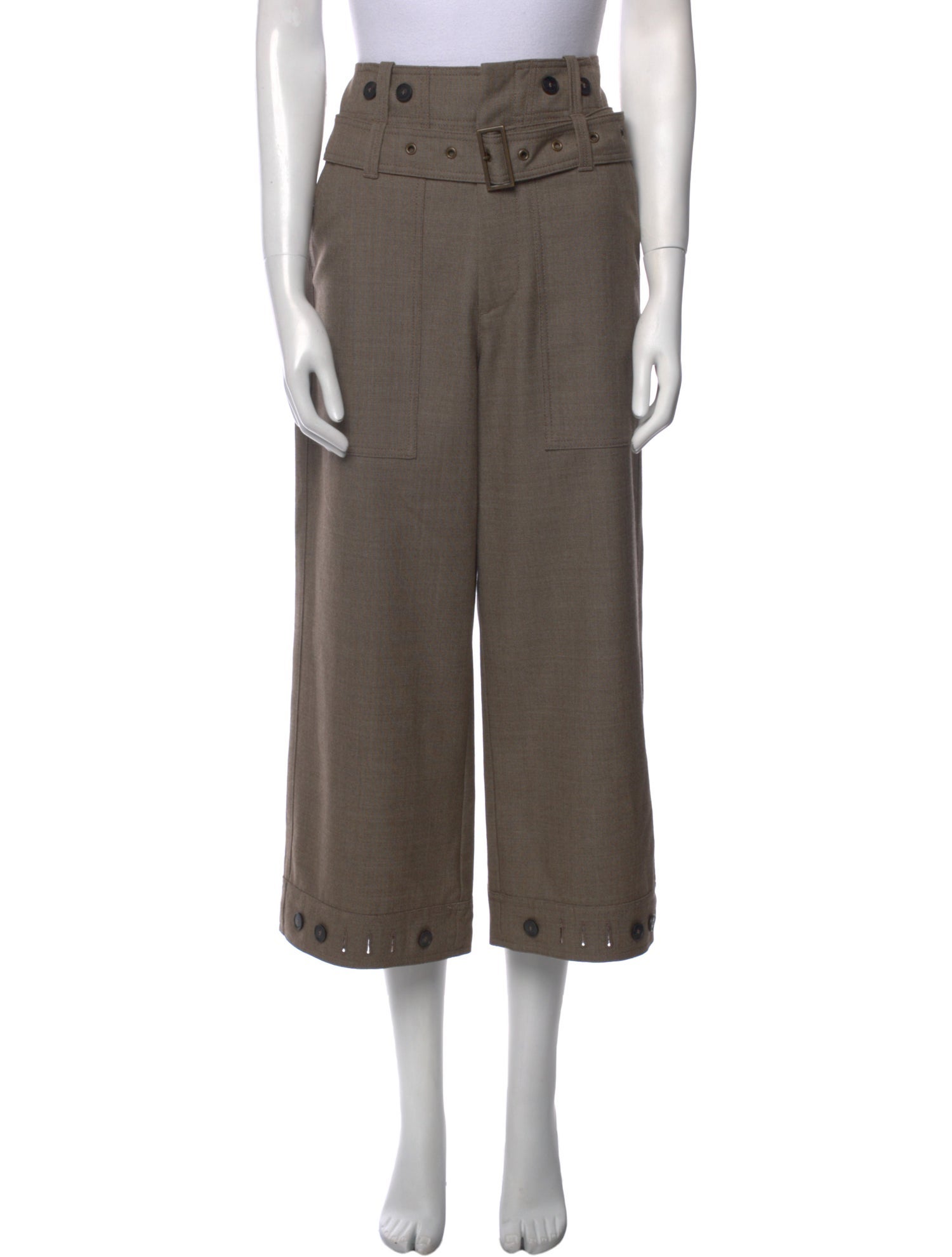 The Seafarer Virgin Wool Wide Leg Pants