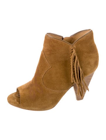 Sigerson Morrison Boots Suede Braided Accents 7