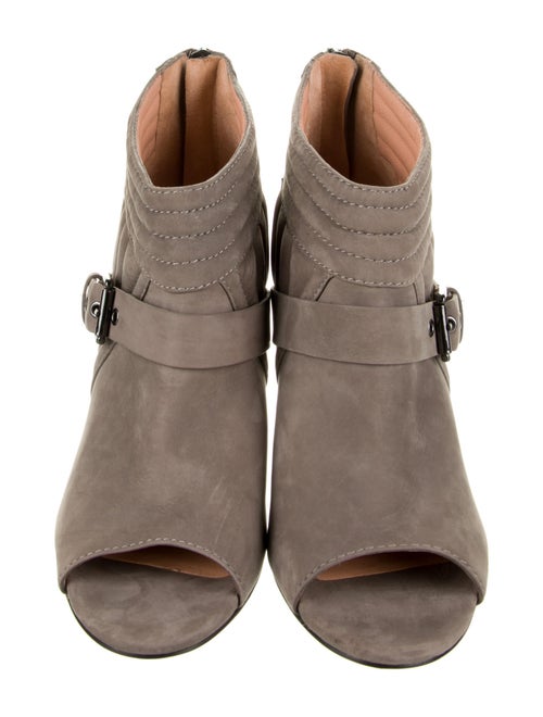 Sigerson Morrison Nubuck Animal Print Boots