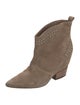 Sigerson Morrison Suede Studded Accents Western Boots