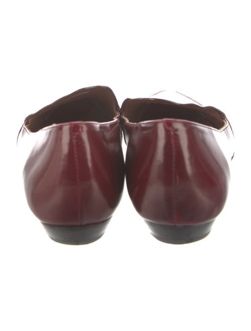 Sigerson Morrison Patent Leather Cutout Accent Loafers