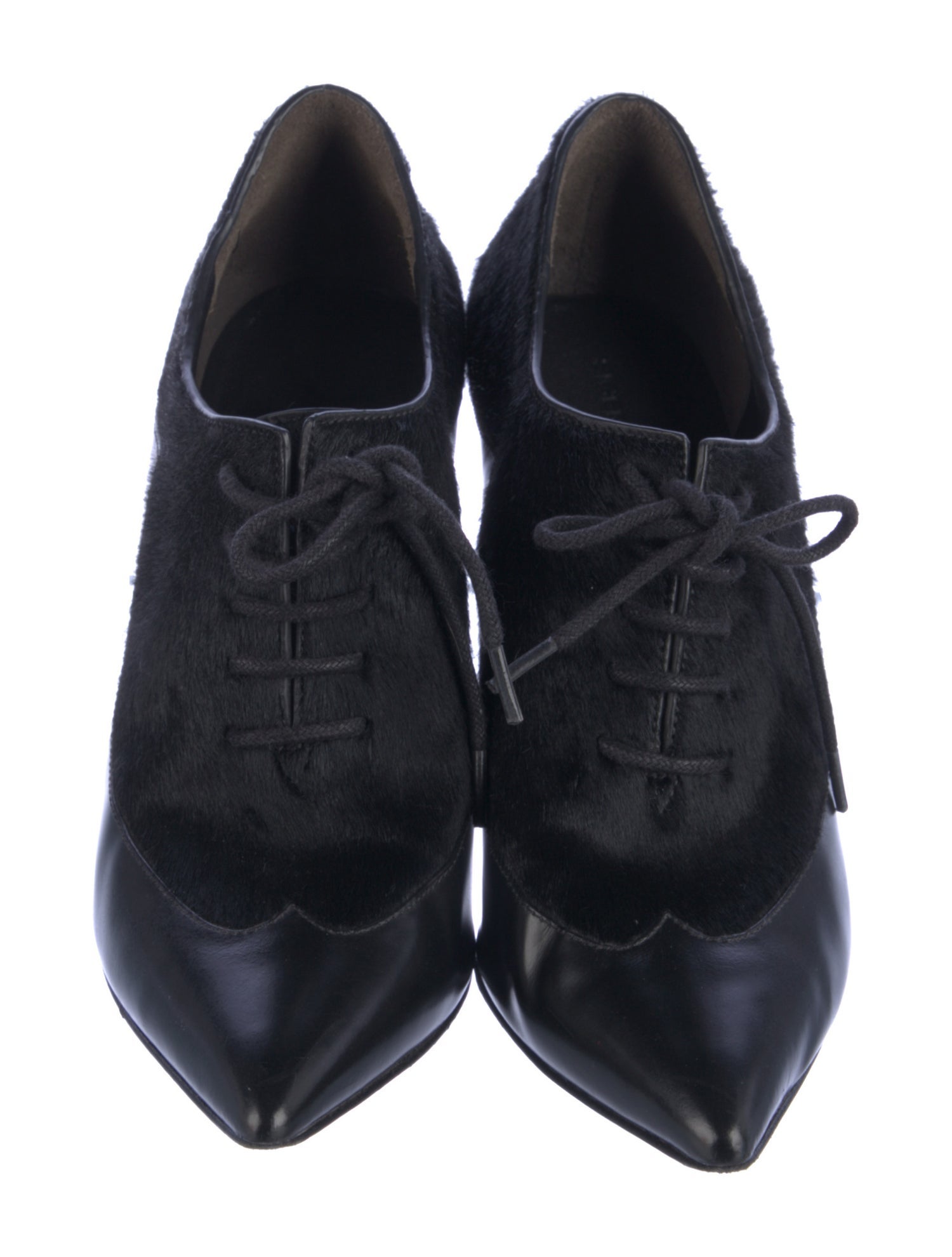 Sigerson Morrison Leather Lace-Up Boots