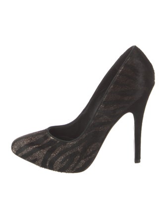 Sigerson Morrison Suede Printed Pumps