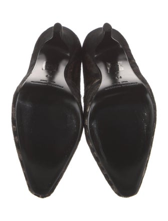 Sigerson Morrison Suede Printed Pumps