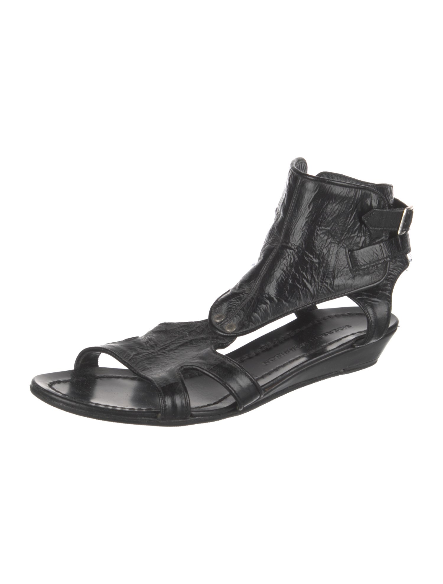 Sigerson Morrison Leather Gladiator Sandals