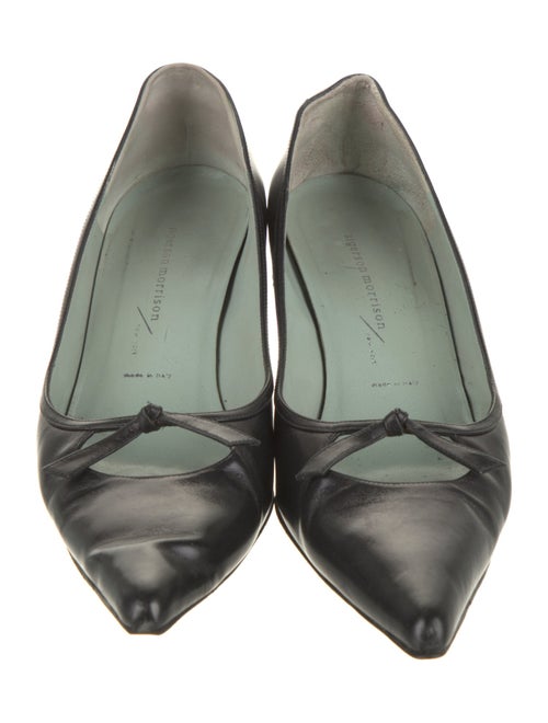 Sigerson Morrison Leather Cutout Accent Pumps