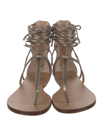 Sigerson Morrison Leather Gladiator Sandals
