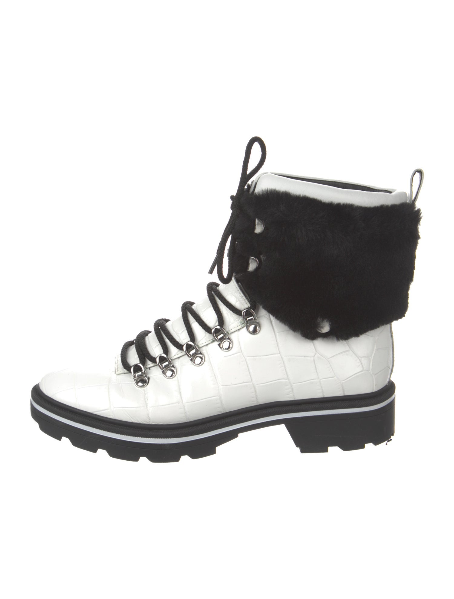 Sigerson Morrison Leather Lace-Up Boots
