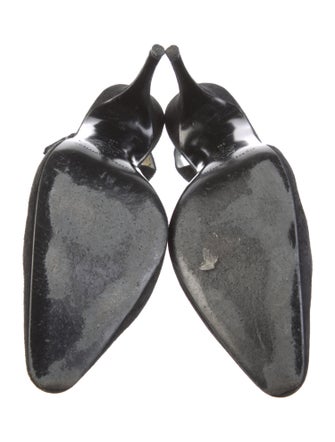 Sigerson Morrison Suede Slingback Pumps