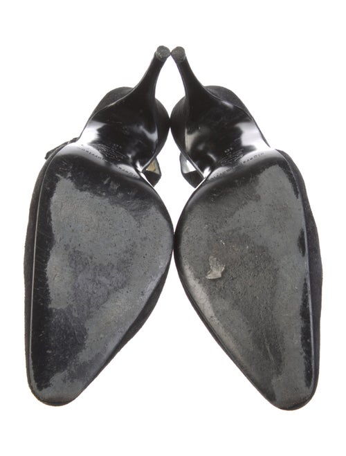 Sigerson Morrison Suede Slingback Pumps