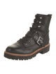 Sigerson Morrison Leather Printed Combat Boots