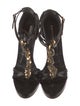 Sigerson Morrison Leather T-Strap Sandals