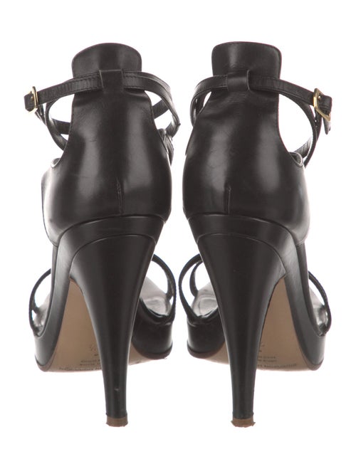 Sigerson Morrison Leather T-Strap Sandals