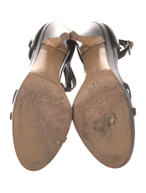 Sigerson Morrison Leather T-Strap Sandals