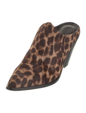 Sigerson Morrison Ponyhair Animal Print Mules