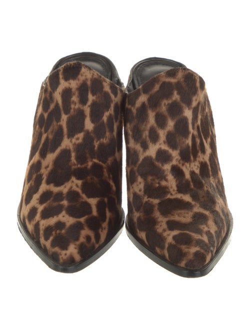 Sigerson Morrison Ponyhair Animal Print Mules
