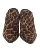 Sigerson Morrison Ponyhair Animal Print Mules
