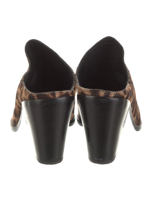 Sigerson Morrison Ponyhair Animal Print Mules