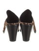 Sigerson Morrison Ponyhair Animal Print Mules
