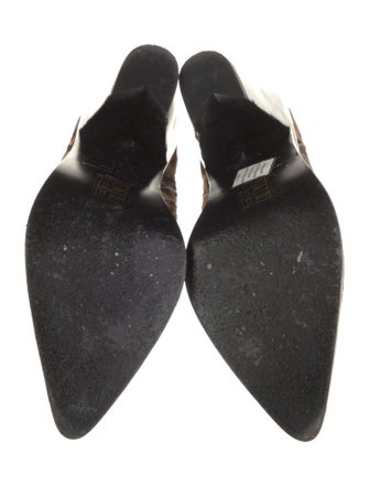 Sigerson Morrison Ponyhair Animal Print Mules