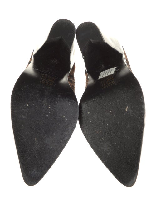 Sigerson Morrison Ponyhair Animal Print Mules