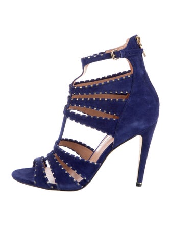 Sigerson Morrison Suede Gladiator Sandals