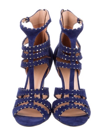 Sigerson Morrison Suede Gladiator Sandals