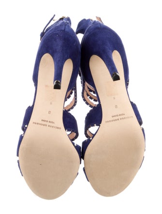 Sigerson Morrison Suede Gladiator Sandals