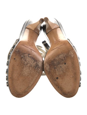 Sigerson Morrison Leather Slingback Sandals